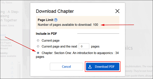 how to download into pdf