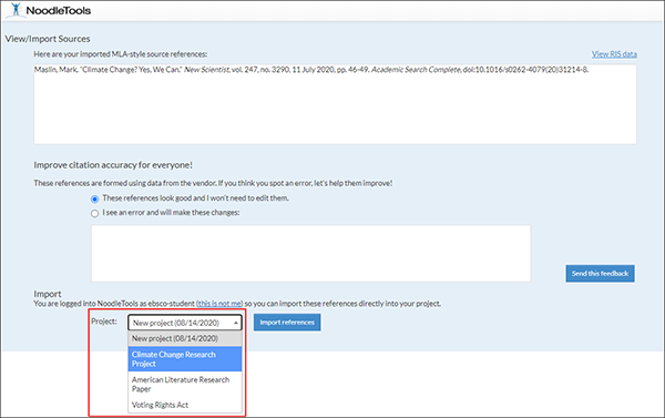 How Do I Export Citations To Noodletools