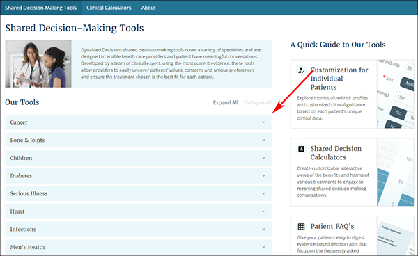 Categories of Shared Decision-Making Tools