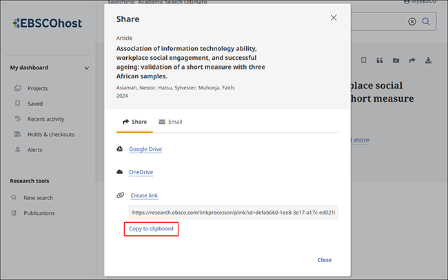 Copy to clipboard link