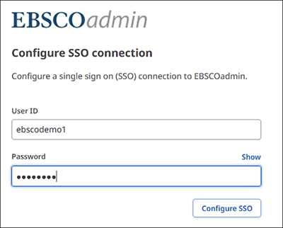 EBSCO Experience Manager - Setting up Access to EBSCOadmin