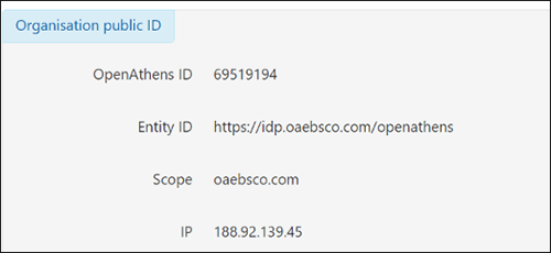 使用 OpenAthens 身份验证激活 EBSCO 购买的标题