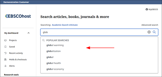 How does the Auto Correct Search Terms feature work?
