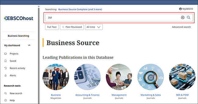 Business Searching Interface - Company Discovery Pages
