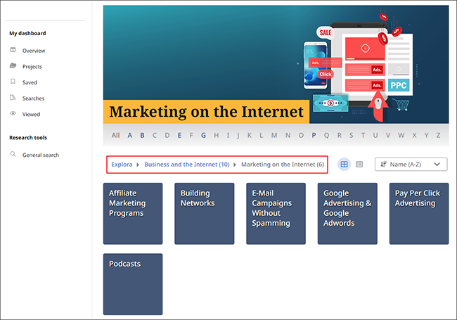 Small Business Source - Browsing by Topic