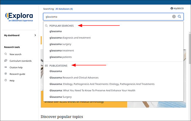 Consumer Health Complete - Basic Search