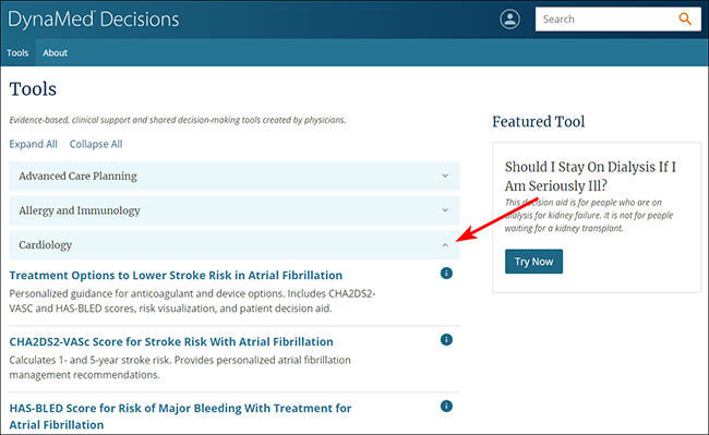 DynaMed Decisions - Using Personalized Clinical Guidance Tools