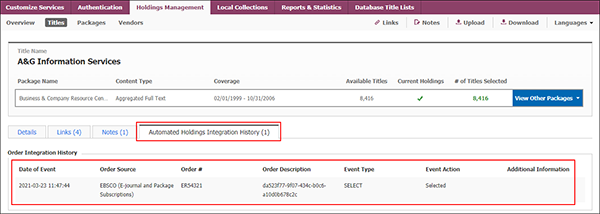 ESS Auto-Population in Holdings Management - Preguntas frecuentes