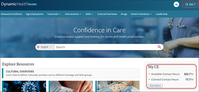 Dynamic Health - Registering for and Claiming MyCE Microlearning ...
